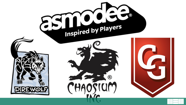 Dire Wolf, Capstone, and Chaosium Sign on with asmodee