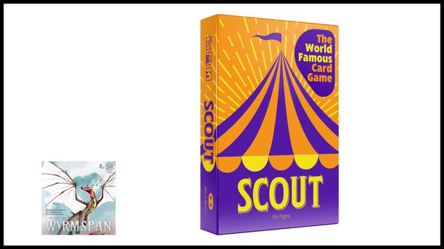 Wyrmspan Shrinks, SCOUT Grows, and Meeples Get Boxy