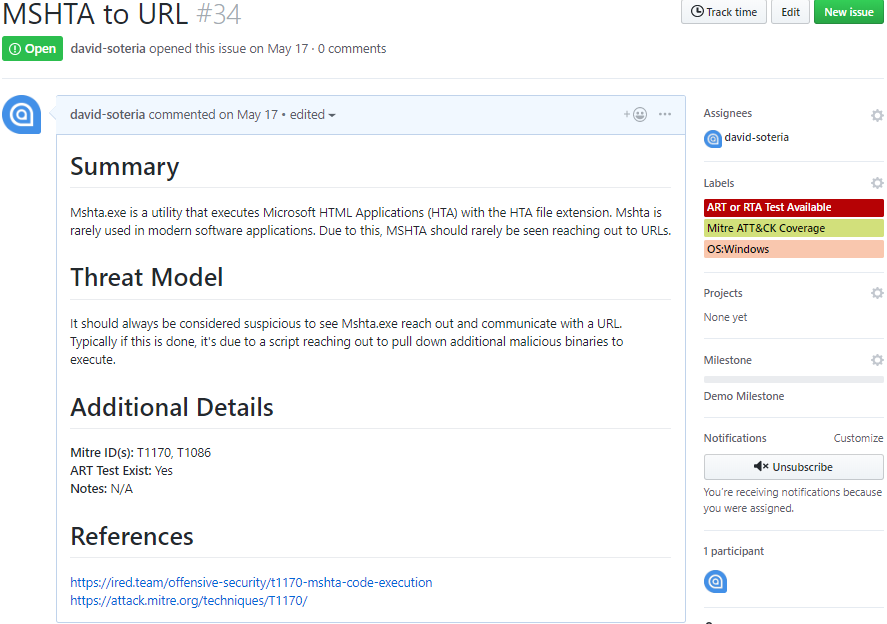 MSHTA to URL Example Rule Template