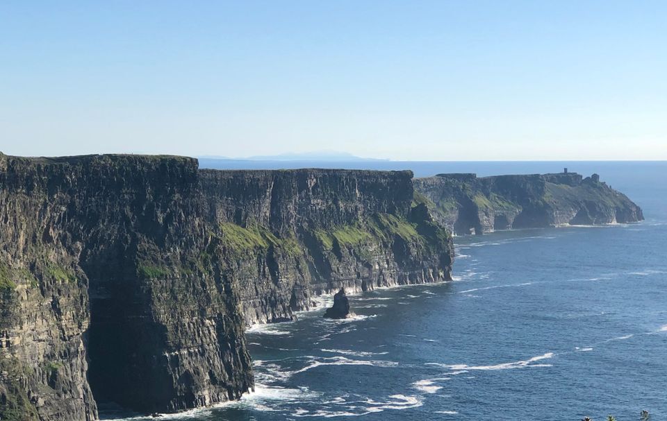 On the edge of The Cliffs of Moher