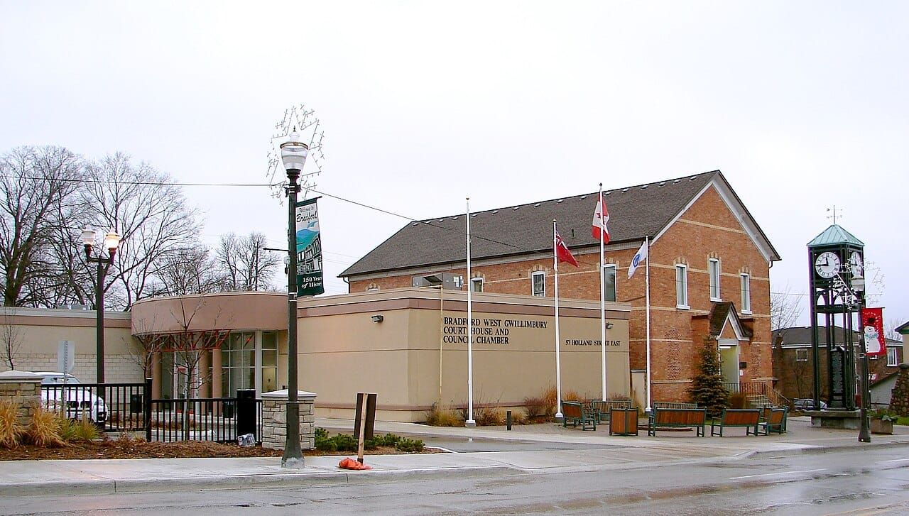 Old Town Hall in Bradford West Gwillimbury