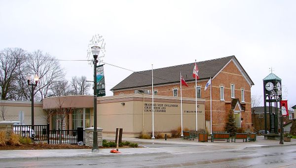 Old Town Hall in Bradford West Gwillimbury