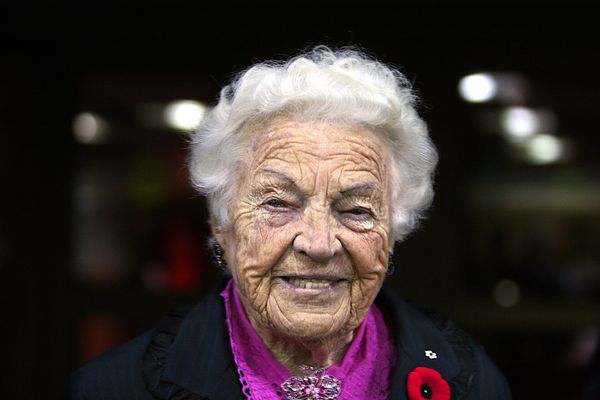 Hazel McCallion, photographed in 2012 by Joey Coleman.