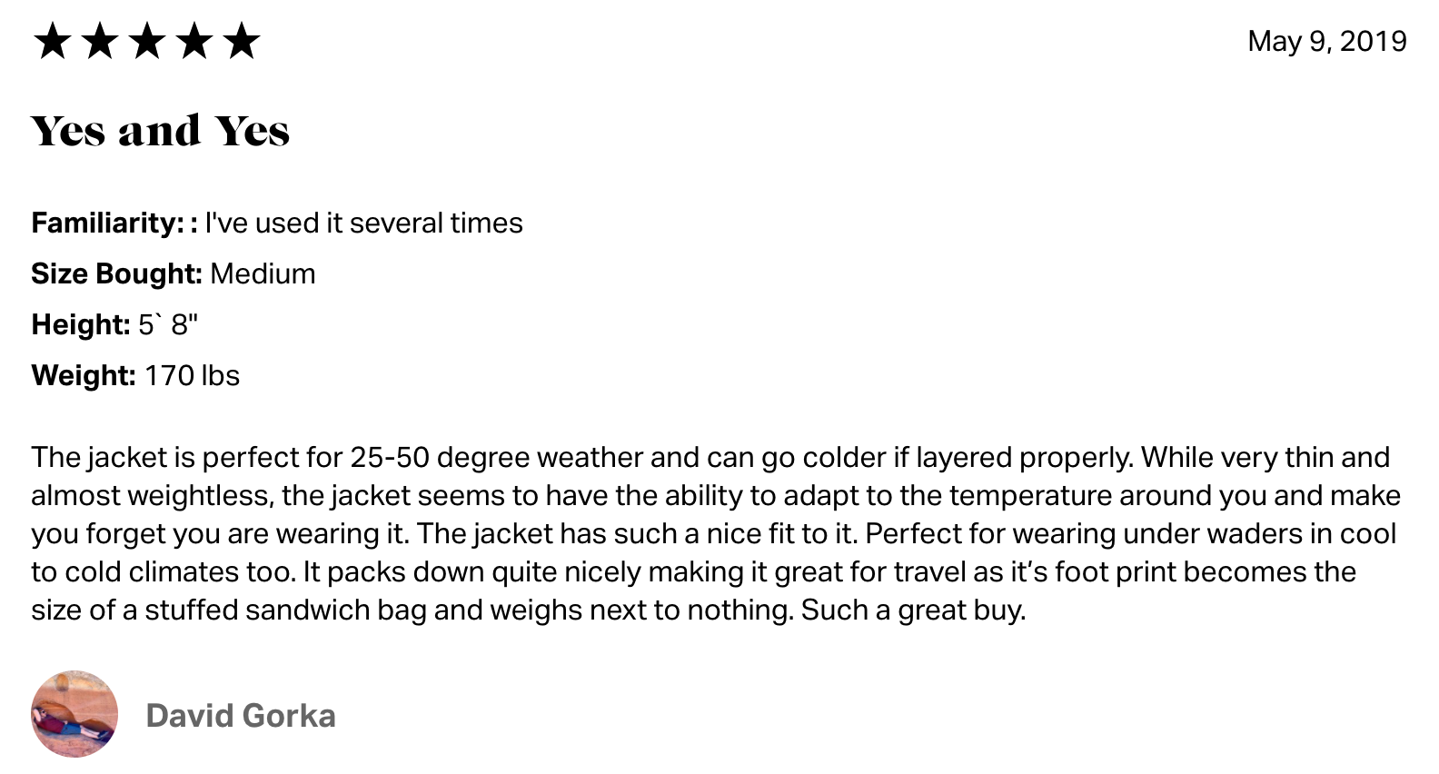 Review Yes and Yes Review Yes and Yes