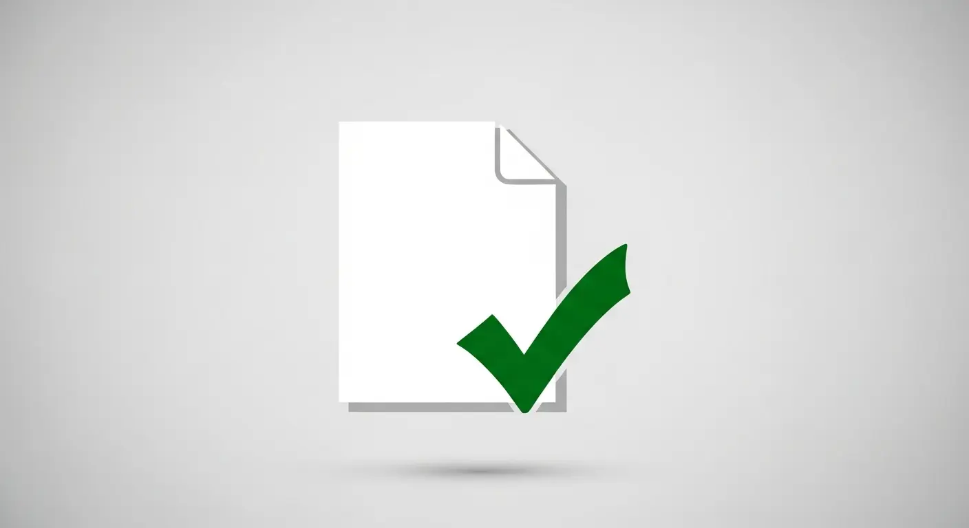 합법과 불법 구조의 차이를 상징하는 체크와 경고 아이콘 이미지