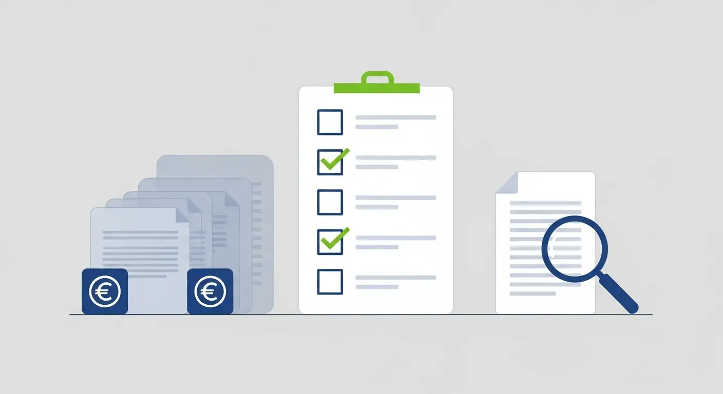 신용카드 현금화 업체 선택 기준 체크리스트 일러스트