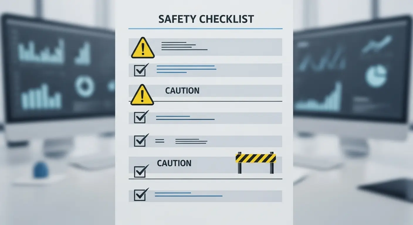 신용카드 현금화 안전 이용 체크리스트 일러스트