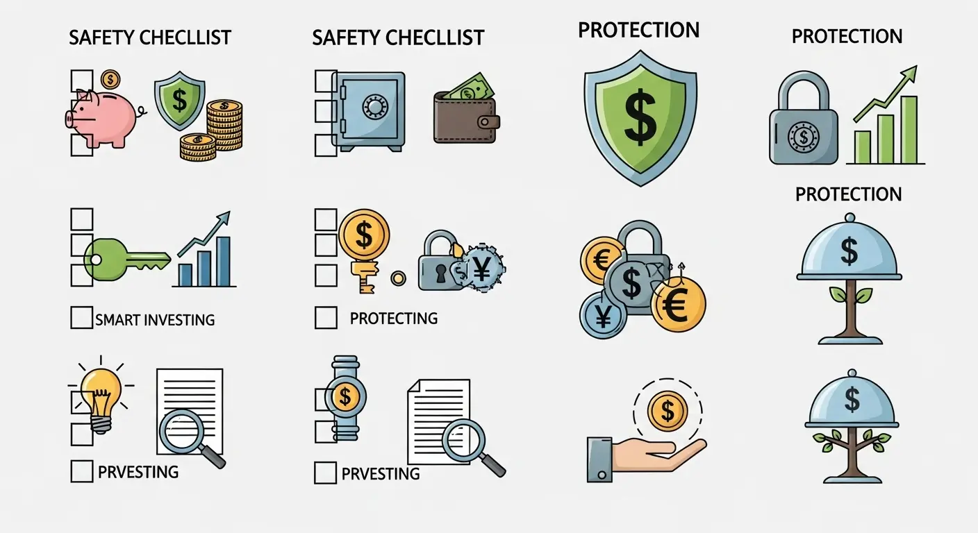 신용카드 현금화 안전 이용 체크리스트 일러스트