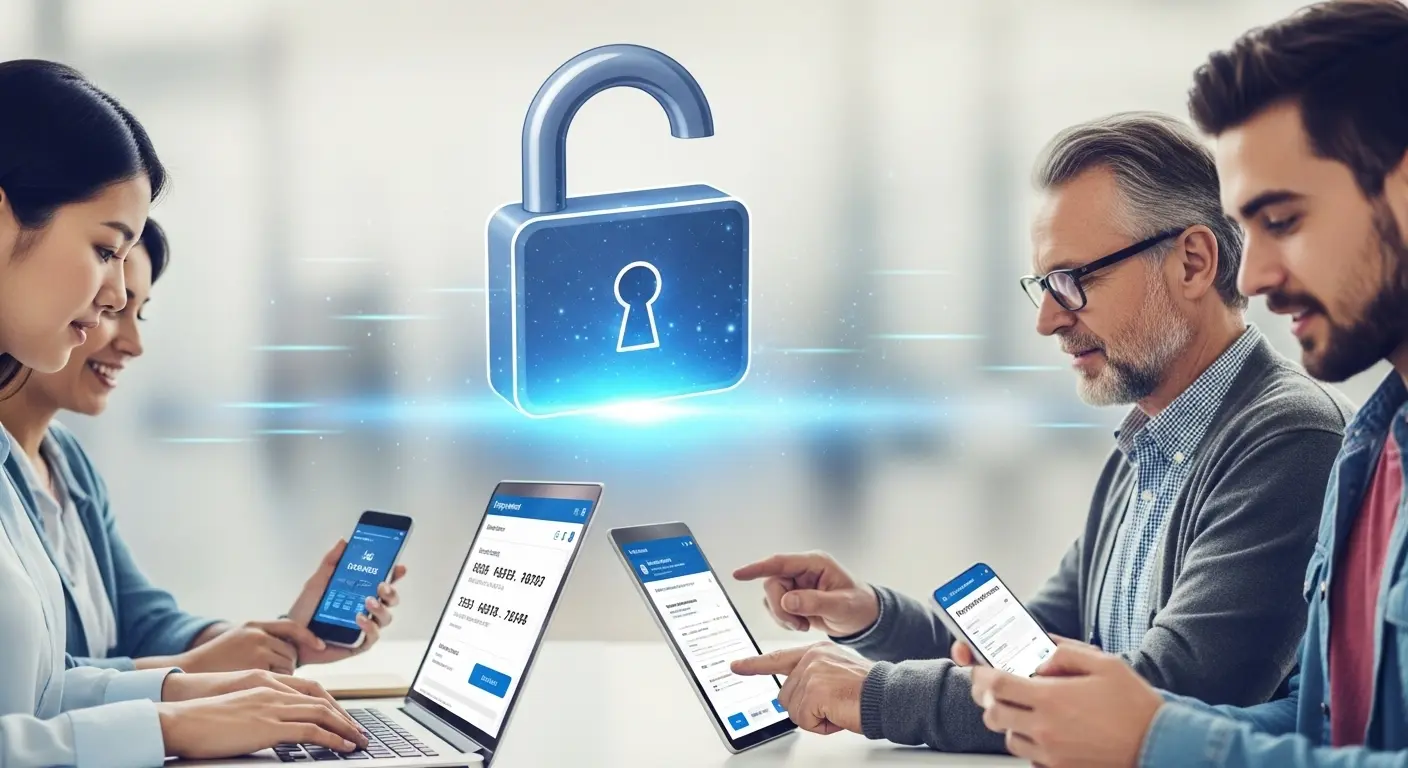 루미티켓을 안전하게 이용하기 위한 보안 조치를 상징하는 온라인 결제 이미지