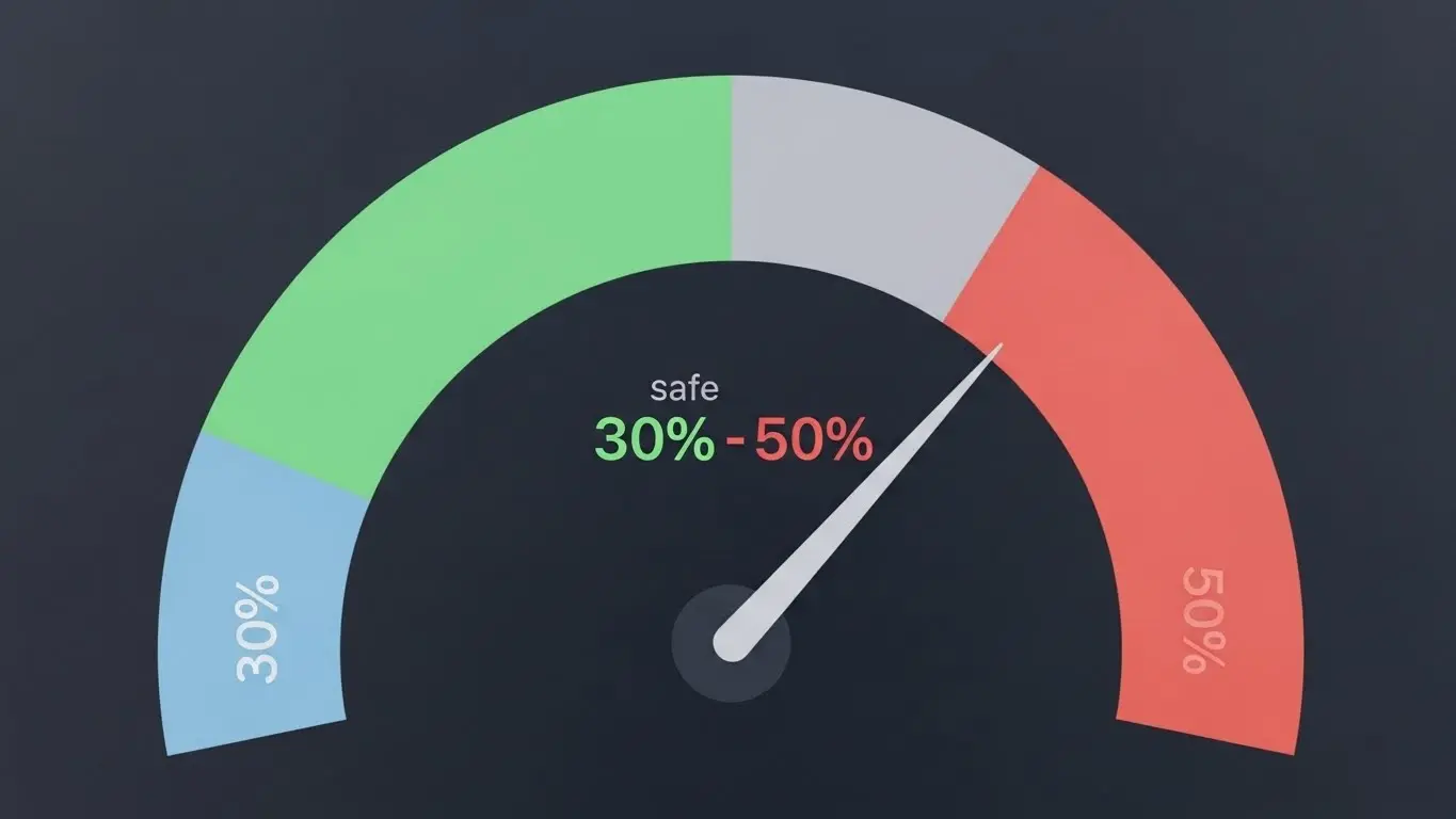 신용평가사가 중요하게 여기는 신용카드 적정 한도 소진율과 안전 구간 시각화