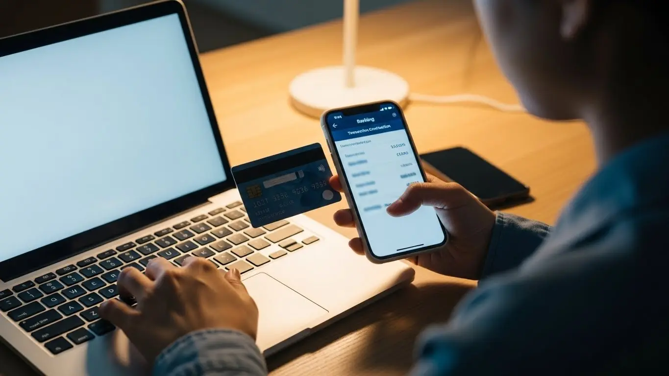 신용카드 현금화 방법 판단 순간을 설명하는 금융 이미지