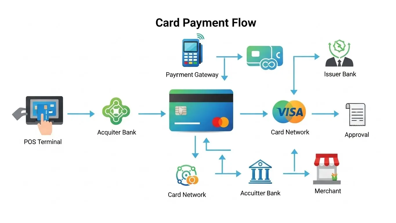 신용카드 현금화 방법 진행 흐름을 시각화한 이미지