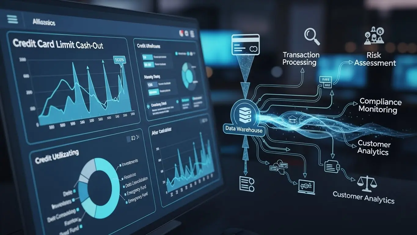 카드 한도 현금화 이용 후 관리 흐름을 설명하는 이미지