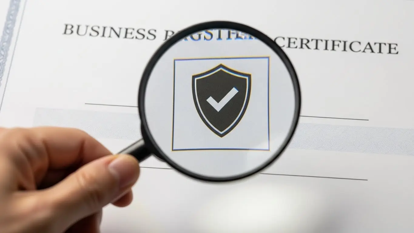 안전한 업체 선정을 위한 사업자 등록 확인 및 보안 인증 체크리스트