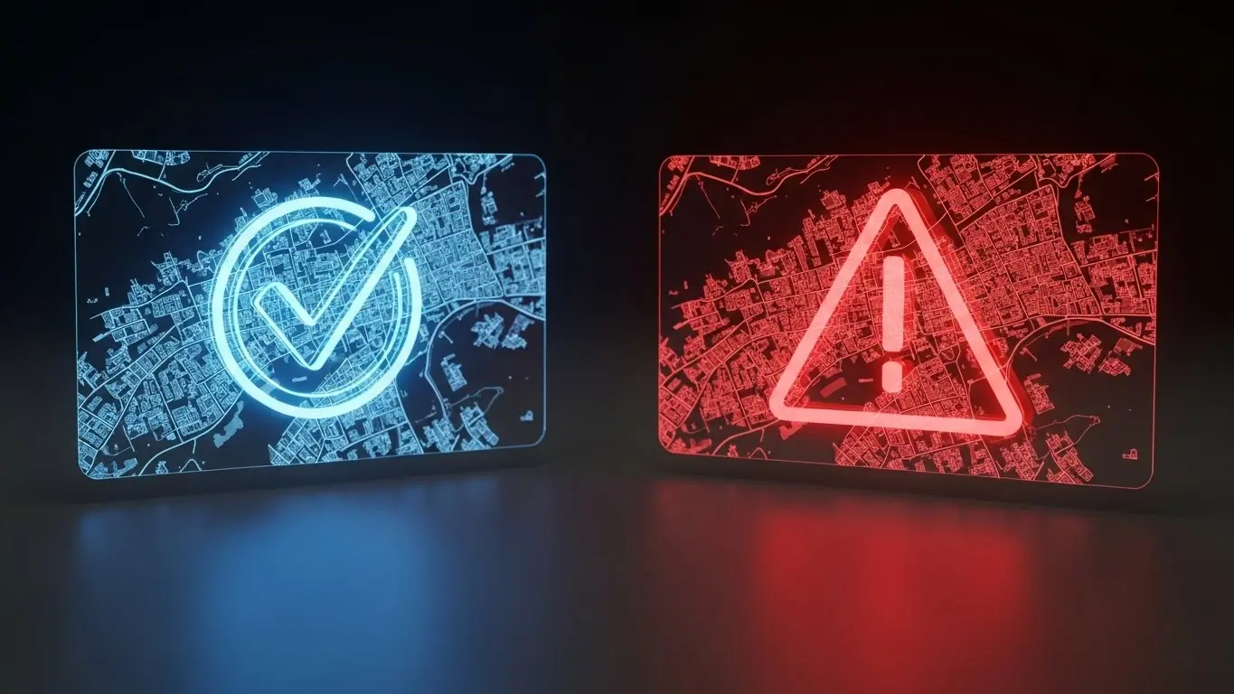 정식 신용카드 현금화 업체와 불법 업체의 차이를 설명하는 시장 구조 인포그래픽