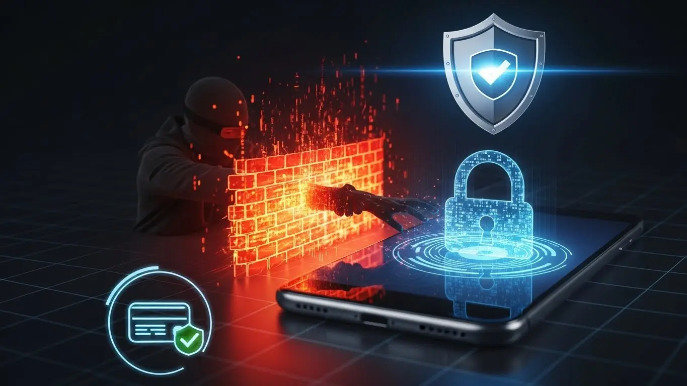 개인정보 보호와 해킹 방지를 위한 모바일 보안 시스템 이미지