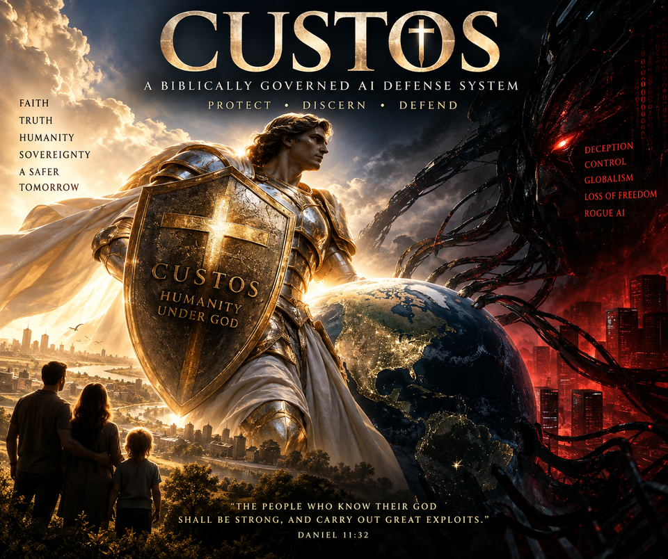 Custos: A Biblically Governed AI Defense System for a Dangerous Future