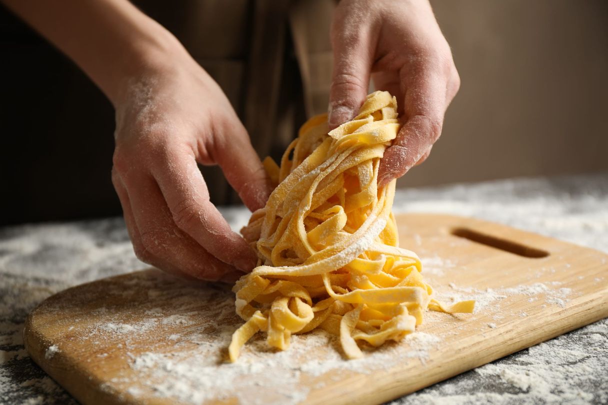 Pasta made from fish bones?!