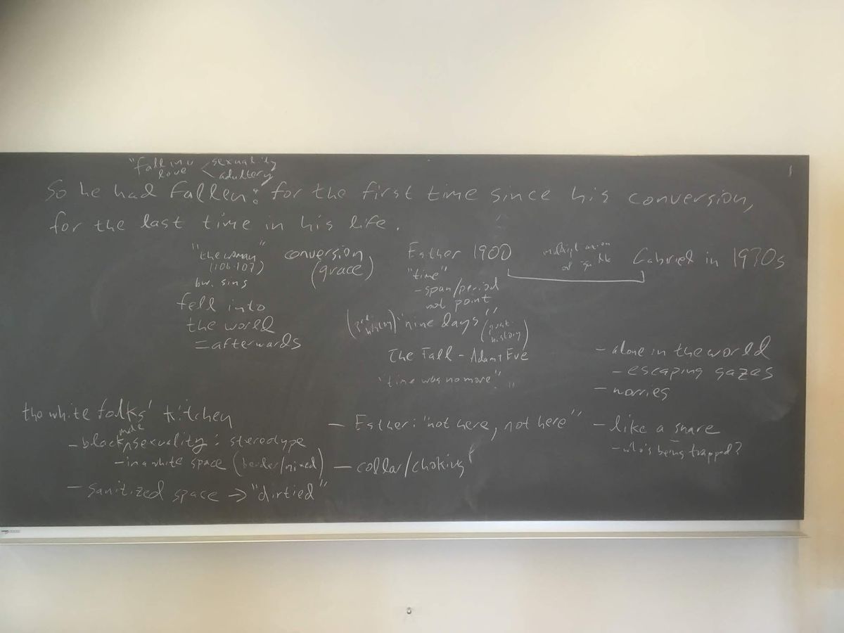 "So he had fallen": A blackboard on James Baldwin's "Go Tell It On The Mountain"