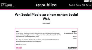 Die Zukunft der vernetzten Öffentlichkeit und KI: Meine Talks auf re:publica und K5