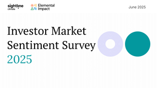 🌎 Our 2025 climate tech investor pulse check