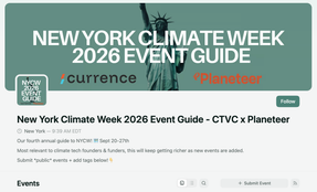 🌎 CTVC’s guide to New York Climate Week ‘26 #307