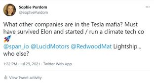 Tesla graduates new climate mafia #65