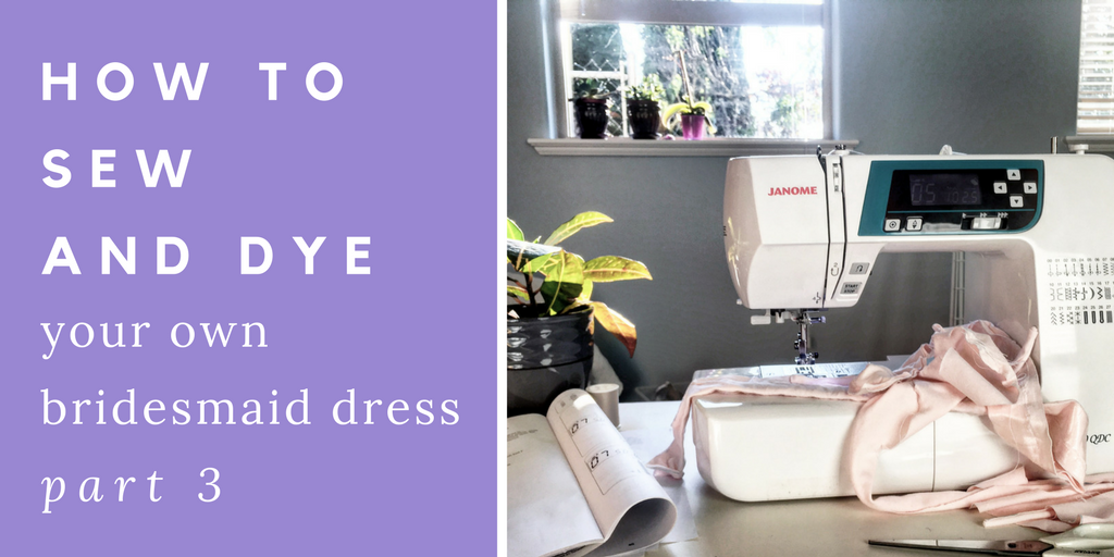 how to sew a bridesmaid dress DIY WRAP DRESS