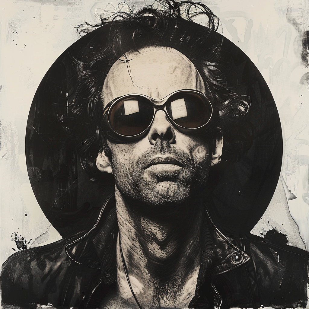 Prompt: Walton Goggins wearing goggles