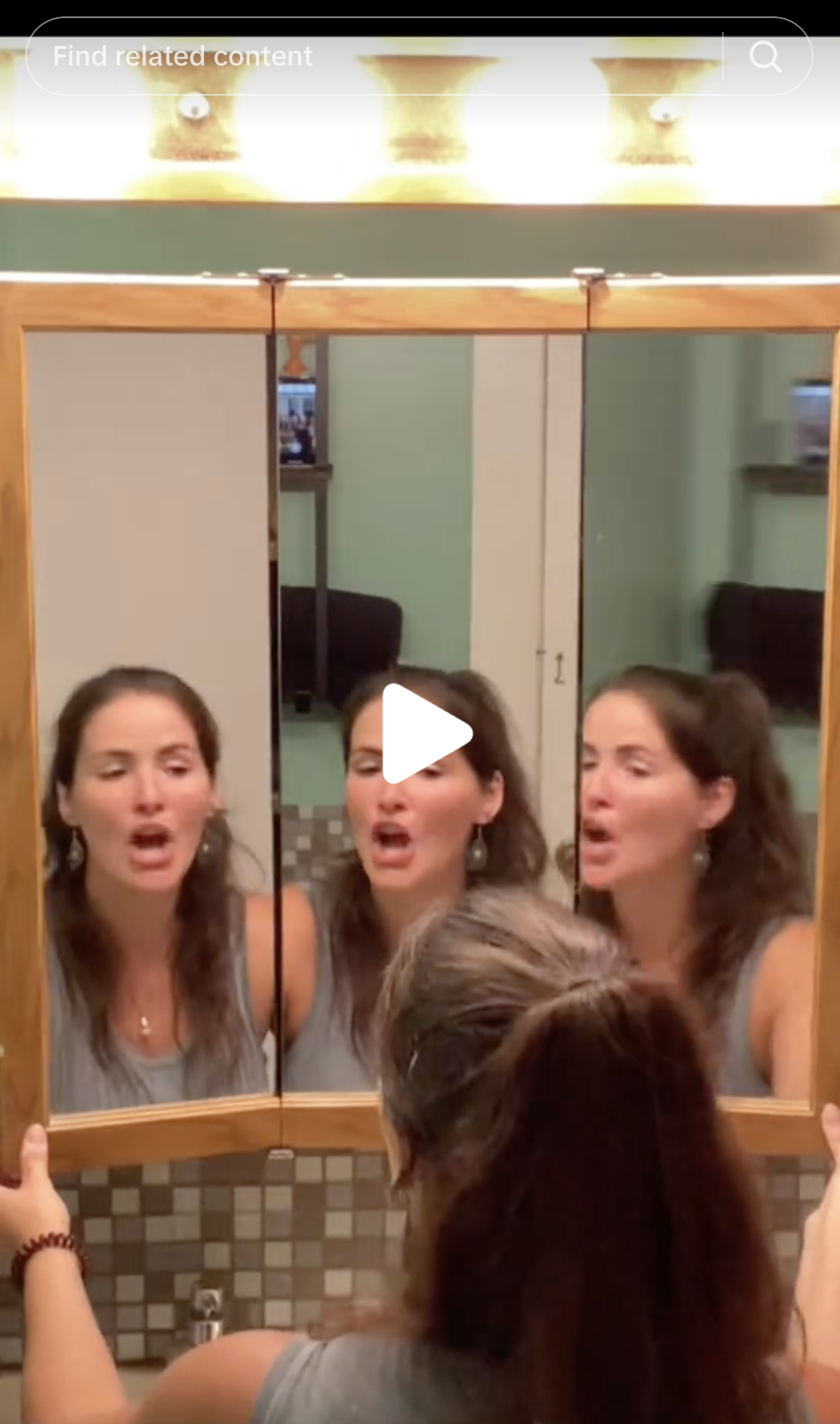 A TikTok video