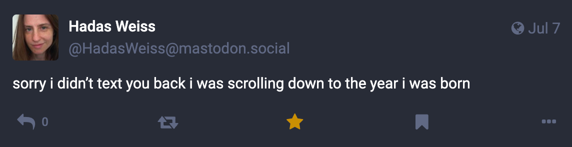A Mastodon, Bluesky or Threads post