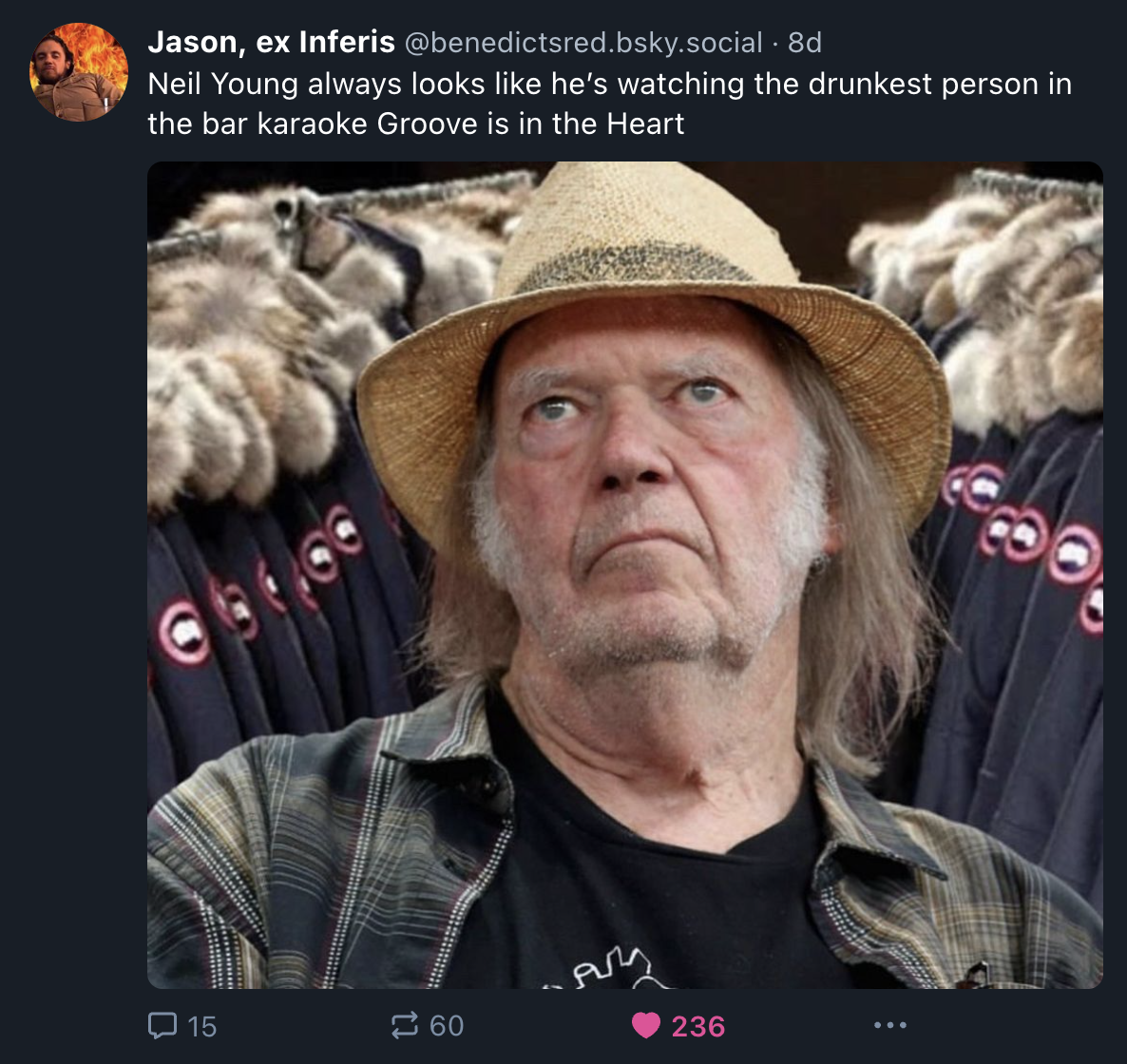 A Mastodon, Bluesky or Threads post