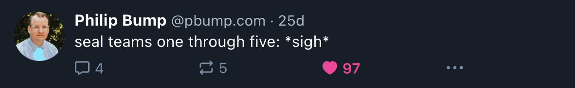 A Mastodon, Bluesky or Threads post