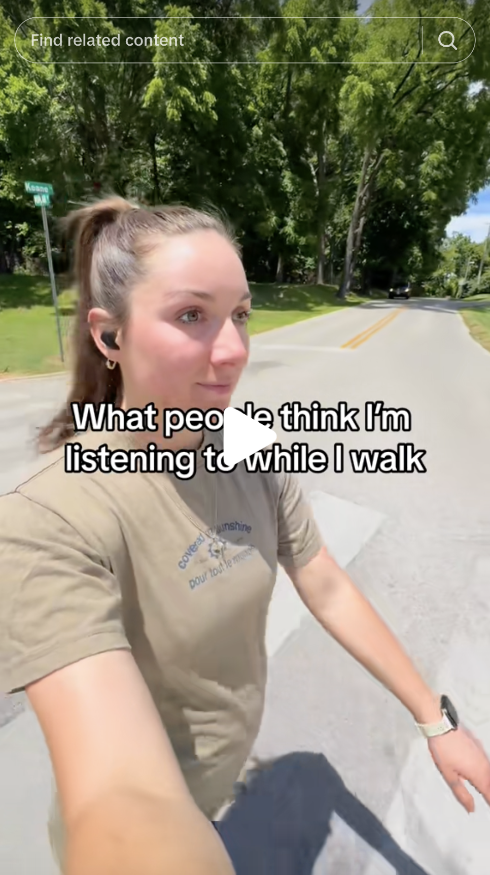 A TikTok video