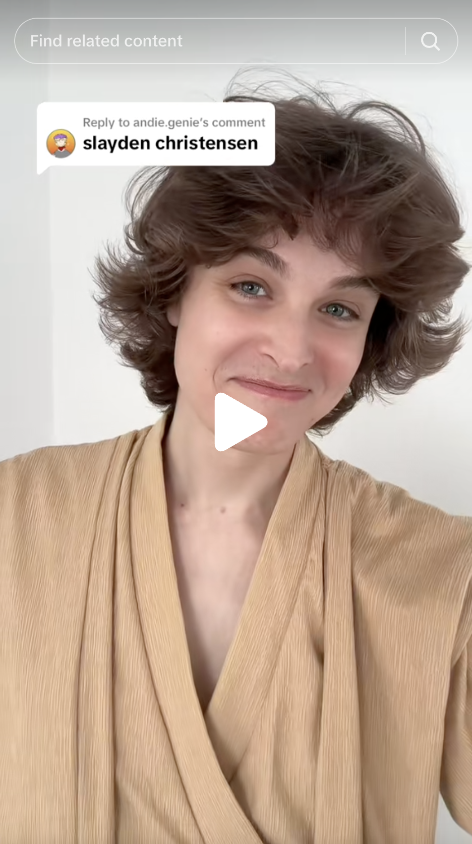 A TikTok video