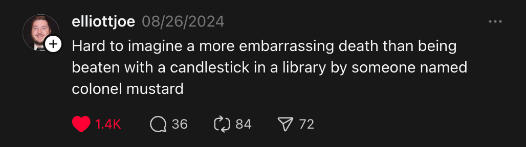 A Mastodon, Bluesky or Threads post