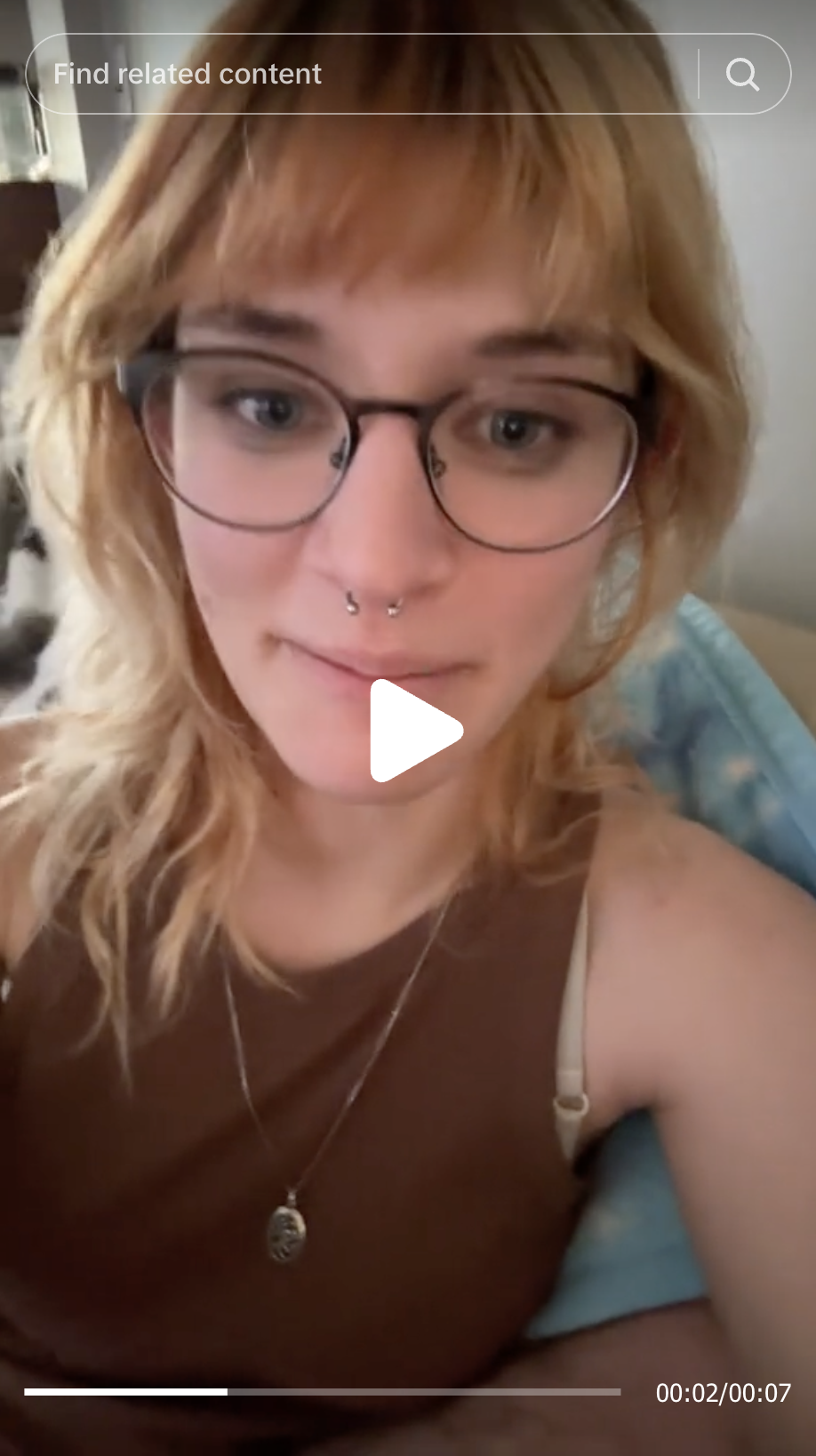 A TikTok video
