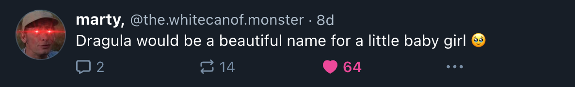 A Mastodon, Bluesky or Threads post