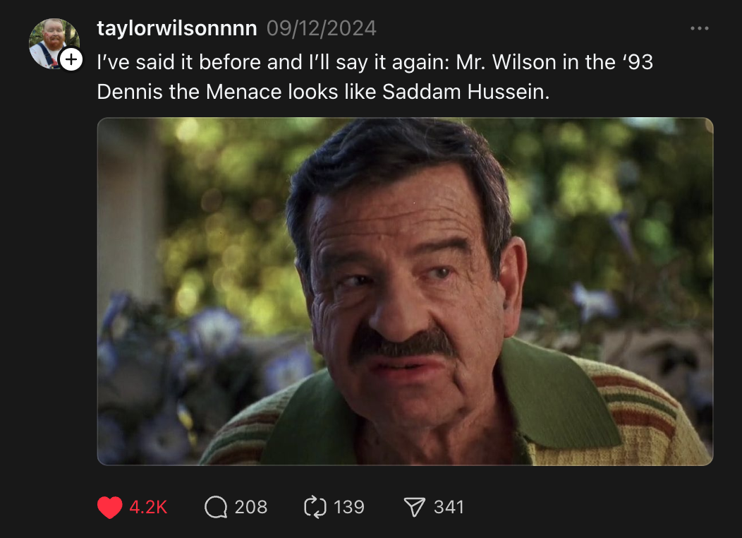 A Mastodon, Bluesky or Threads post