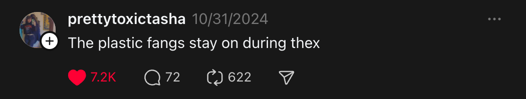 A Mastodon, Bluesky or Threads post