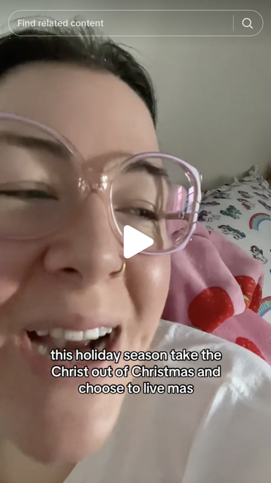A TikTok video