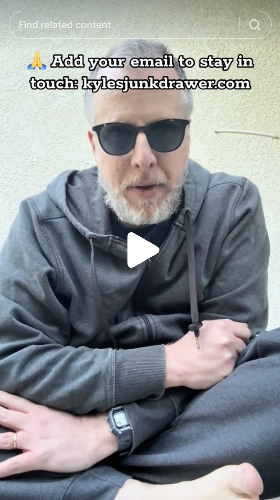 A TikTok video