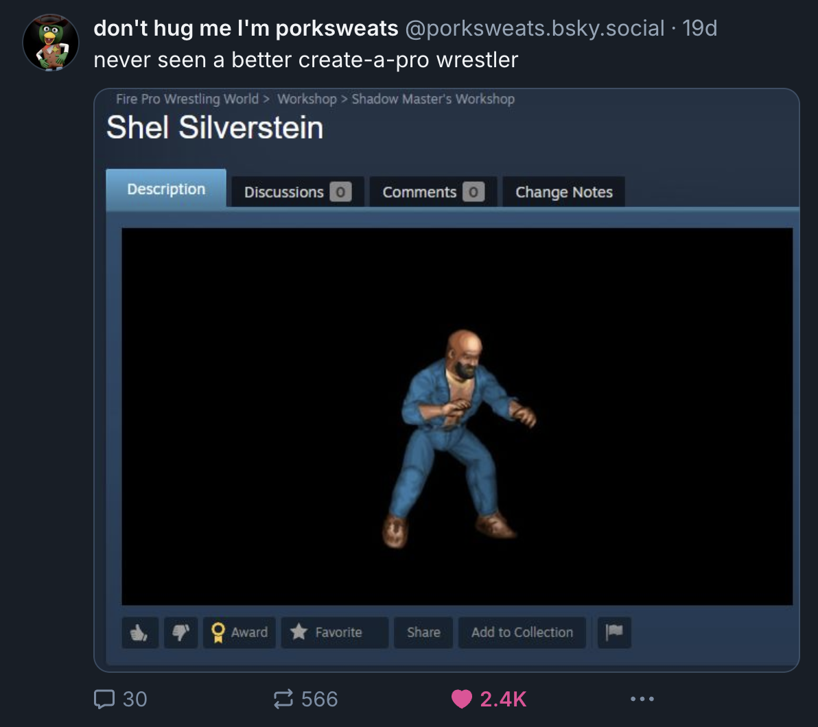 A Mastodon or Bluesky post