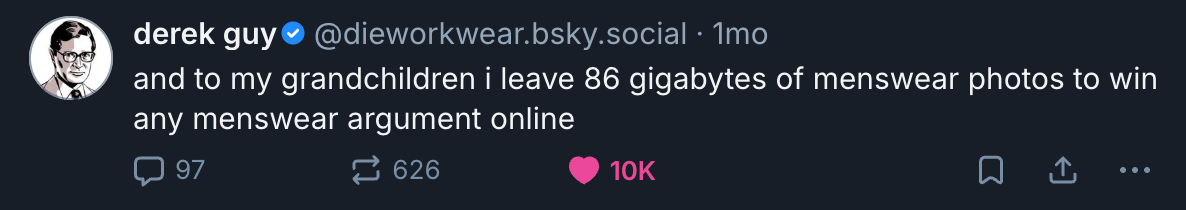 A Mastodon or Bluesky post