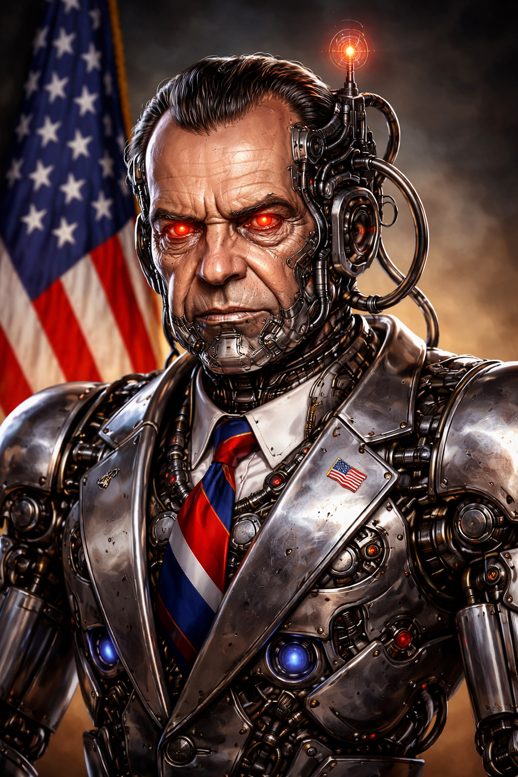Prompt: Robot Nixon