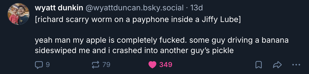 A Mastodon or Bluesky post