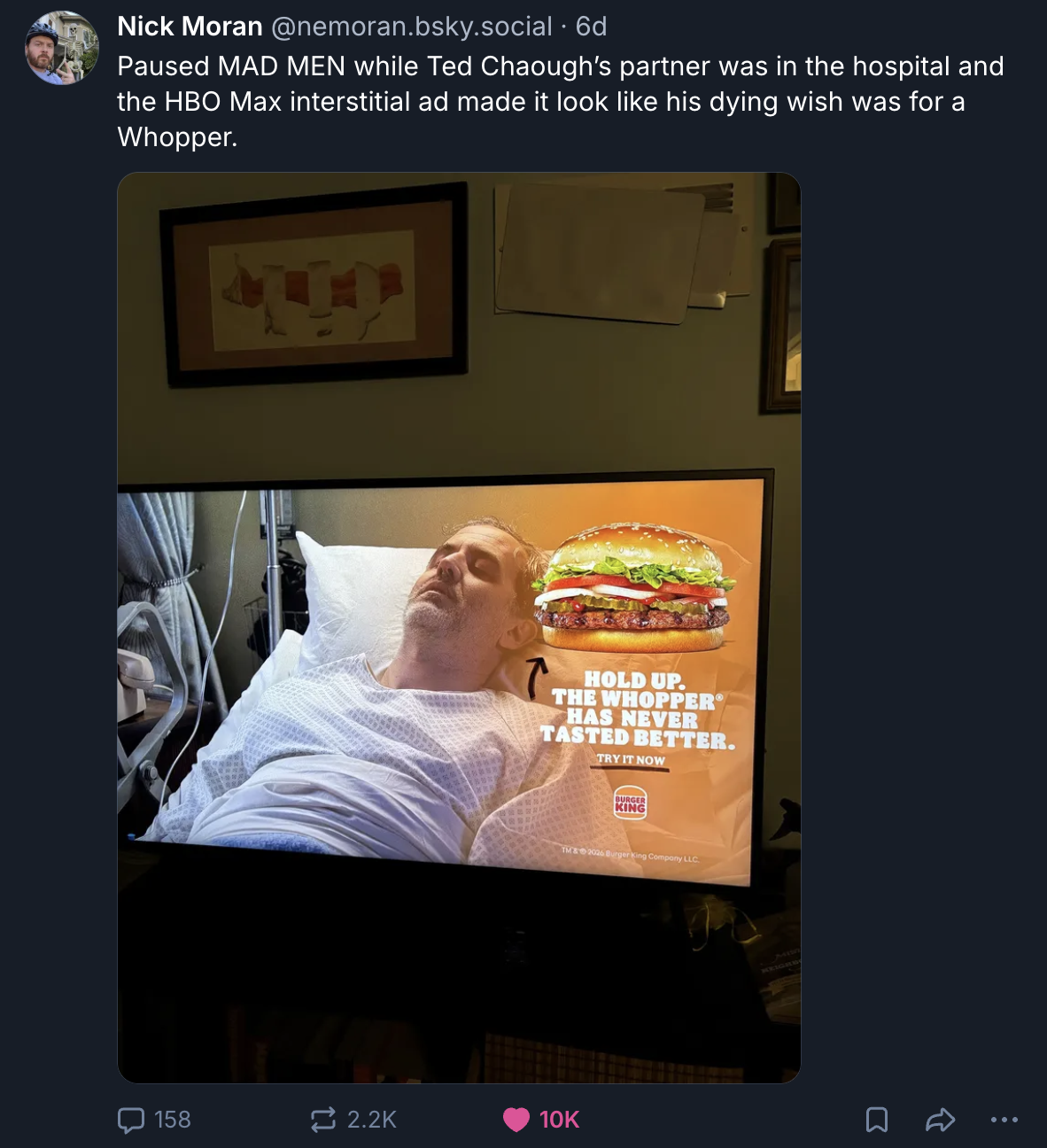 A Mastodon or Bluesky post