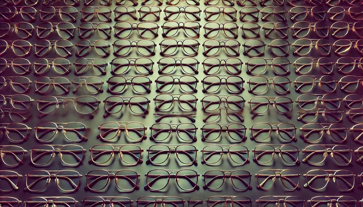 Tons of "serial killer"-style glasses