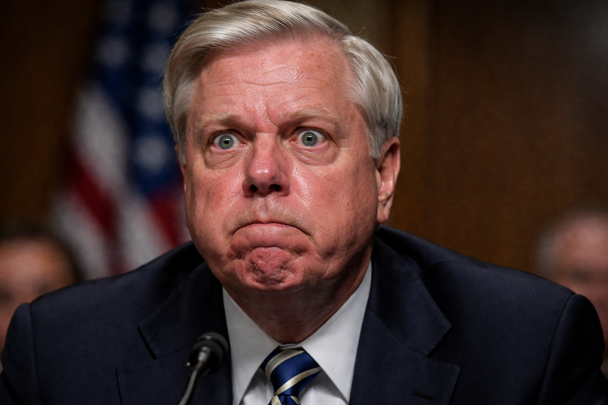 Lindsey Graham REALLY needing a release