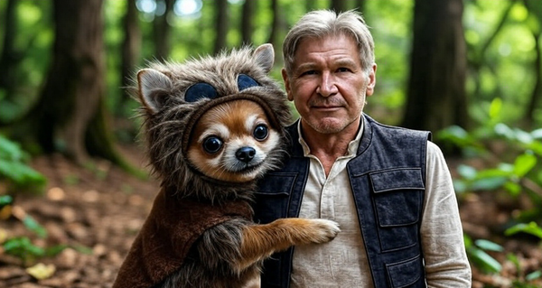 Han Solo and a Chihuahua